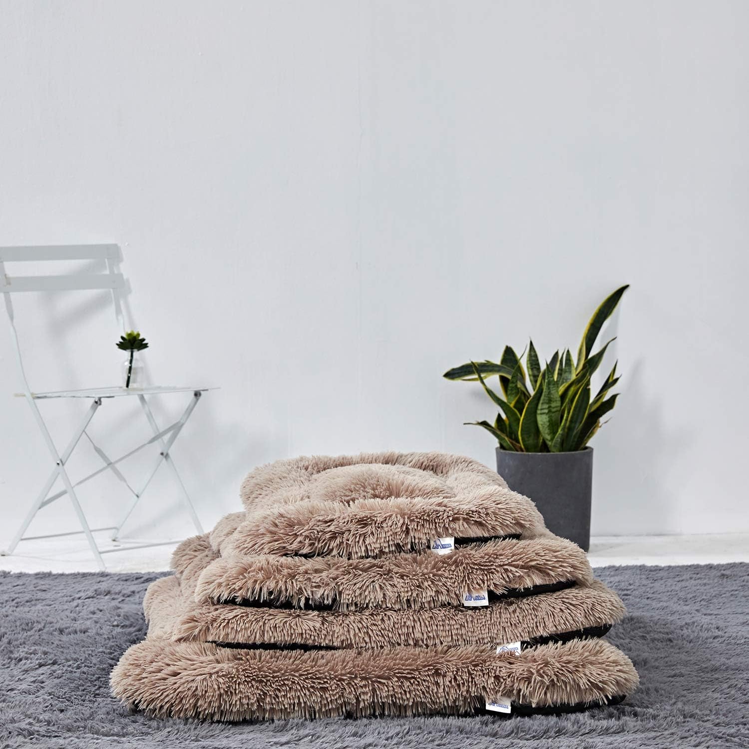 Puppy Bed for Small Dogs, Washable Crate Bed Cushion, 24 INCH